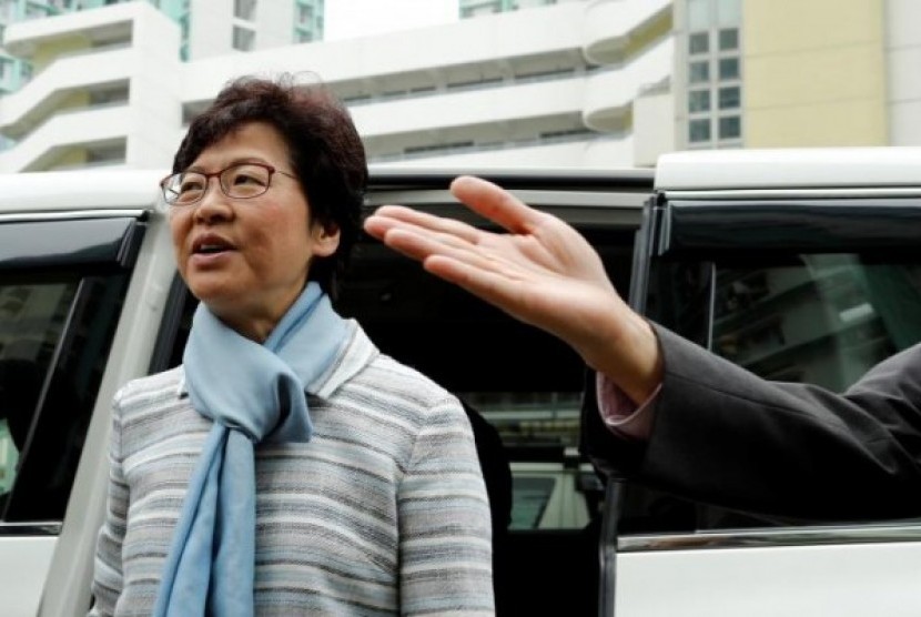 Carrie Lam Cheng Yuet-ngor terpilih menjadi pemimpin eksekutif Hong Kong selanjutnya dalam pemungutan suara Ahad (26/3).