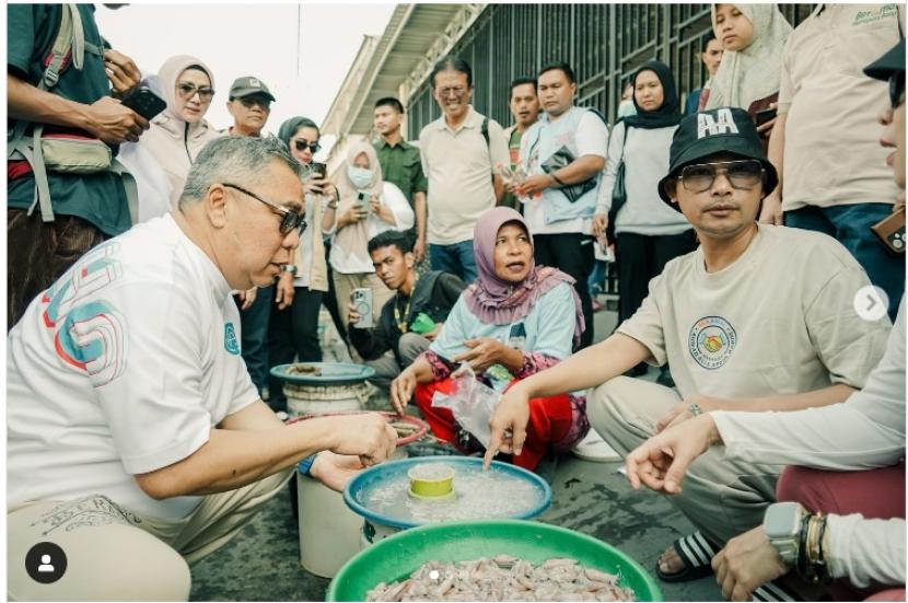 Cawagub Sulawesi Tengah Abdul Karim Aljufri bersama cagub Ahmad Ali 