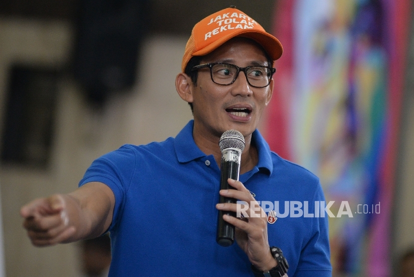 Cawagub DKI Jakarta Sandiaga Uno