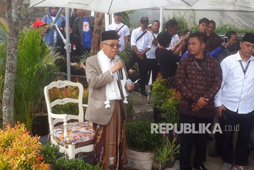 Cawapres pasangan no urut 01, KH Maruf Amin