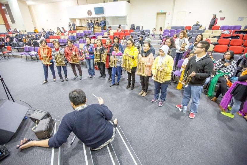 Celebration of Indonesia akan diisi pertunjukan musik angklung dan gamelan.