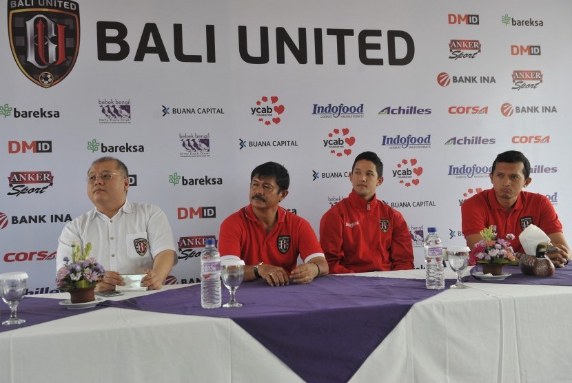 CEO Bali United Yabes Tanuri (kiri) dan Ngurah Nanak (kanan).