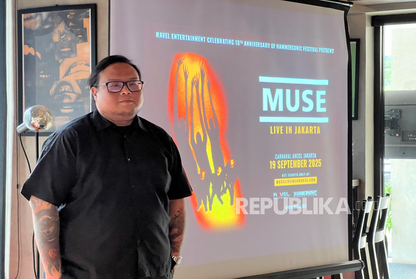 CEO Ravel Entertainment, Ravel Junardy. Ravel mengungkapkan alasan pemilihan NICE PIK sebagai venue utama Hammersonic 2026: Decade of Dominion.