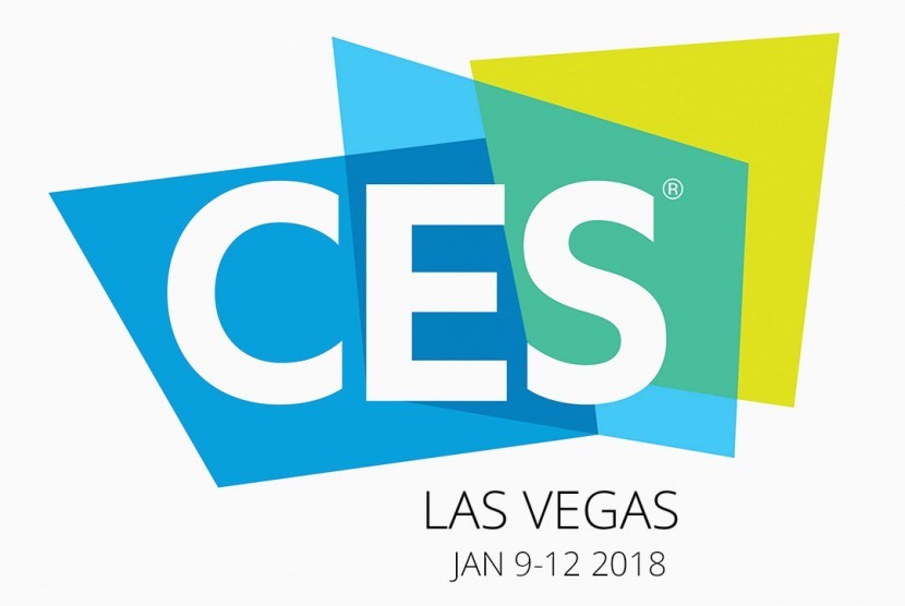 CES 2018 poster. ILustrasi