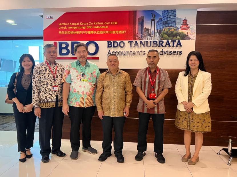 Chairman GEM Co.Ltd, Dr Xu Kaihua, melakukan kunjungan ke salah satu kantor akuntan pajak Indonesia, KAP Tanubrata, Sutanto, Fahmi, Bambang dan Rekan (KAP BDO Indonesia) belum lama ini.