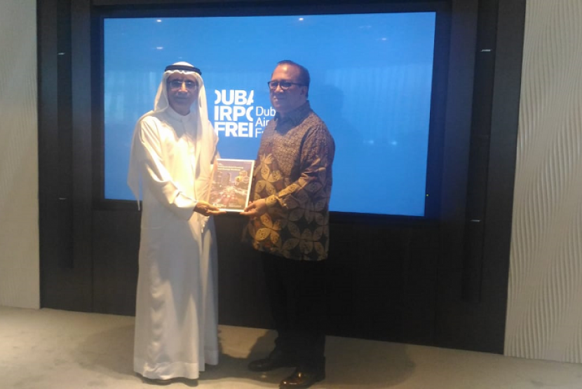 Chairman Indonesia Halal Lifestyle Center (IHLC) Sapta Nirwandar dalam acara Economy Investment Forum 2019 yang digelar di Dubai.