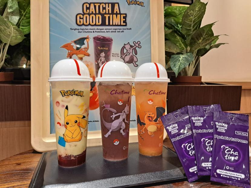 Chatime menghadirkan tiga varian minuman baru bertema Pokémon.