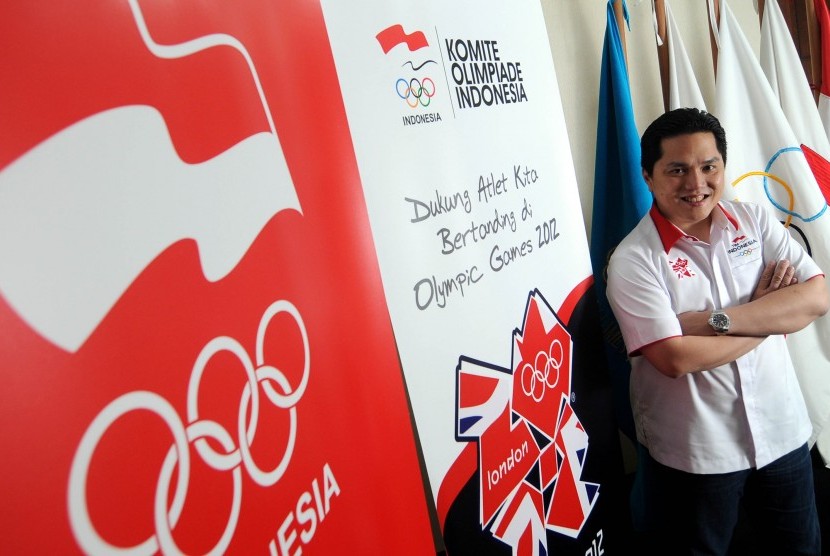 Chef de Mission (CDM) Tim Olimpiade Indonesia, Erick Thohir
