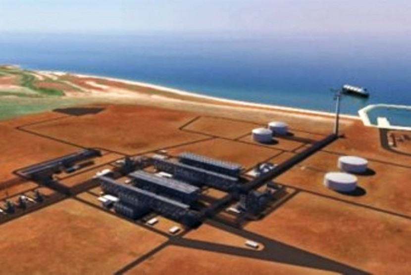 Chevron tengah membangun proyek gas Wheatstome di lepas panta Australia Barat.
