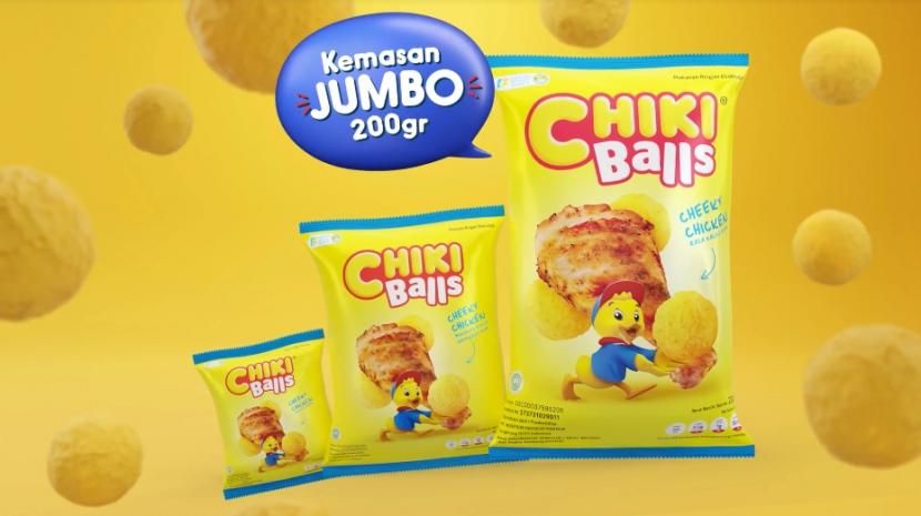 Chiki Balls kemasan jumbo 200 gram dijual eksklusif di Blibli dengan tiga varian rasa.
