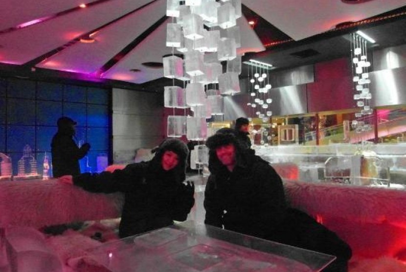 Chillout ice lounge di Dubai