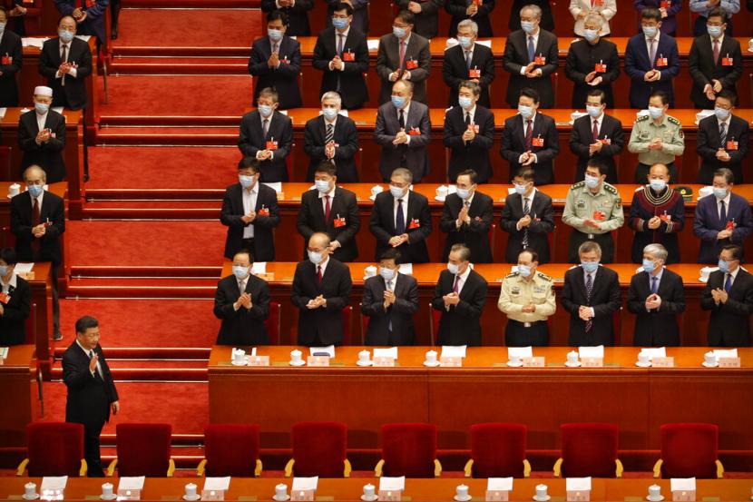 China siap menggelar sidang parlemen yang dibuka Jumat (22/5). Sidang tahunan NPC sempat mengalami penundaan karena Covid-19. Ilustrasi.