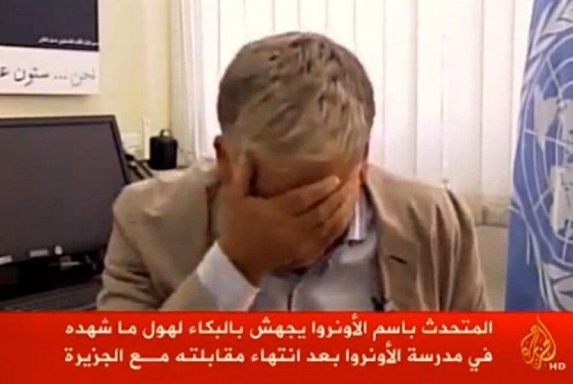 Chris Gunnes saat diwawancarai Aljazeera