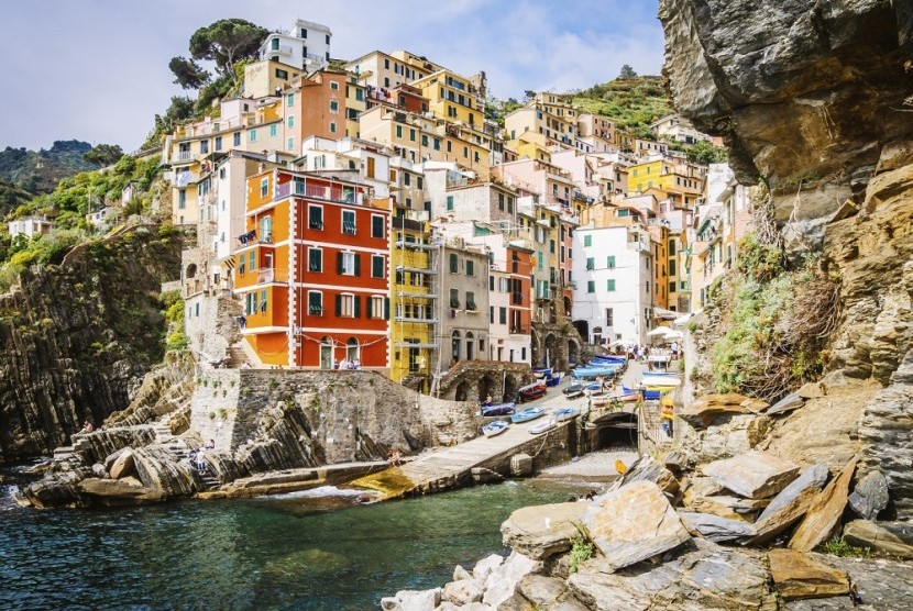 Cinque Terre menjadi desa paling polpuler di Instagram.  