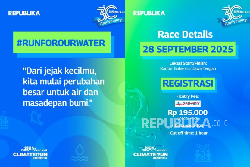 Republika Gandeng Indonesia Water Warriors Gelar ESG Movement 2025 di Semarang