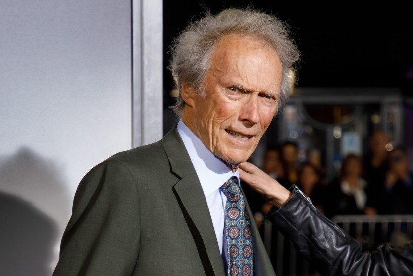 Clint Eastwood dalam foto tahun 2018. Eastwood akan berulang tahun ke 94 pada 31 Mei.