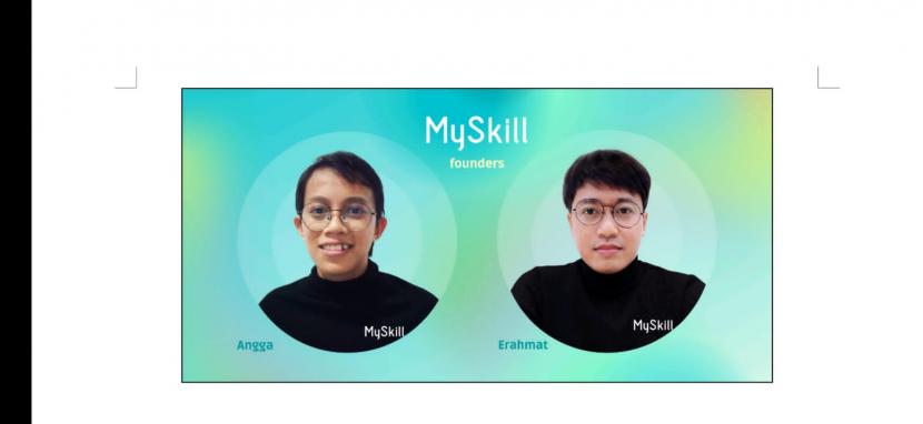 Co-Founder dan Chief Executive Officer MySkill, Angga Fauzan dan Erahma.t 