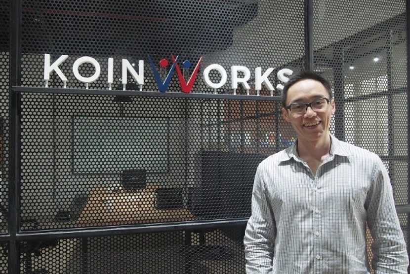 Co-founder Koinworks Benedicto Haryono. Platform fintech peer to peer lending, KoinWorks meluncurkan fitur investasi emasnya, KoinGold, Rabu (22/7).
