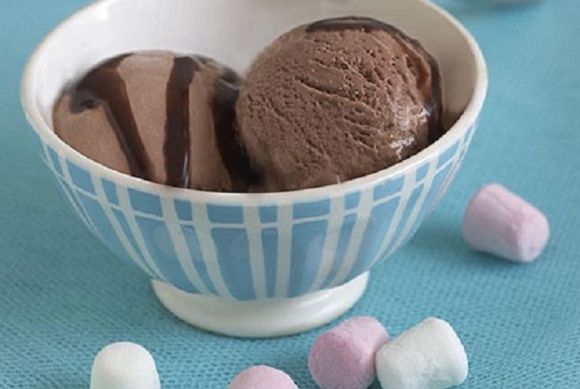 Cokelat ice cream marshmallow