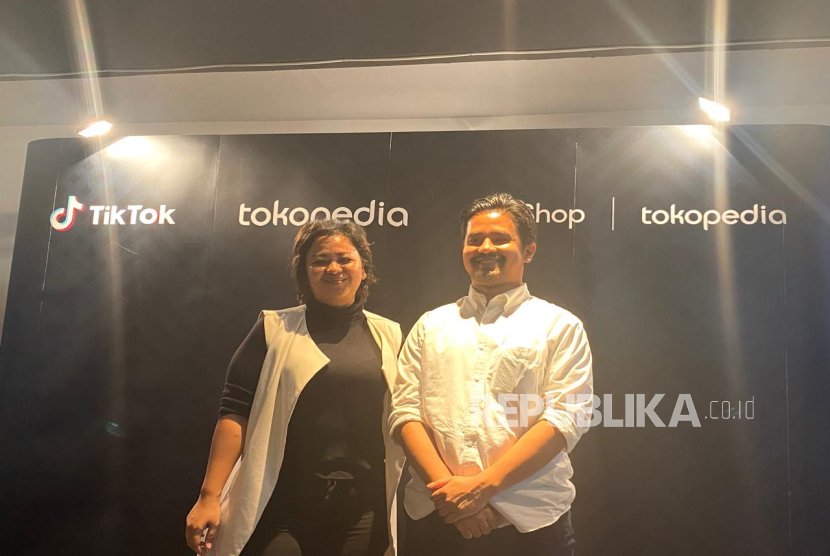 Communications Director TikTok Indonesia Anggini Setiawan, dan Head of Communications of Tokopedia and TikTok E-commerce Aditia Grasio Nelwan, dalam diskusi media di Jakarta, Senin (23/12/2024).