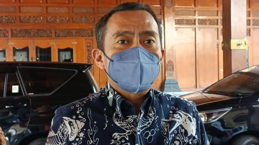  Corporate Secretary PT Pertamina, Tyo Bramantya, usai beraudiensi dengan Wali Kota Solo Gibran Rakabuming di Balai Kota Solo, Rabu (20/7/2022).
