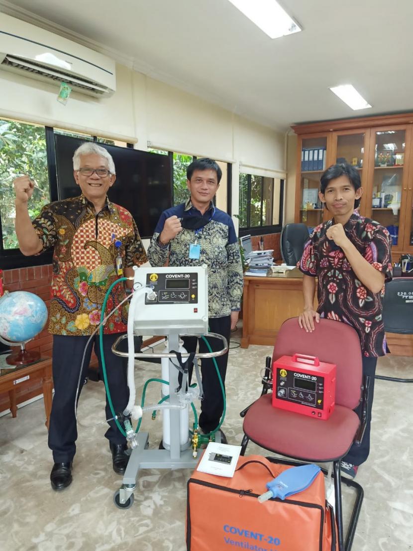Covent-20 atau Ventilator Transport Lokal yang dikembangkan oleh Tim Ventilator Universitas Indonesia (UI), telah dinyatakan lulus uji klinis manusia 