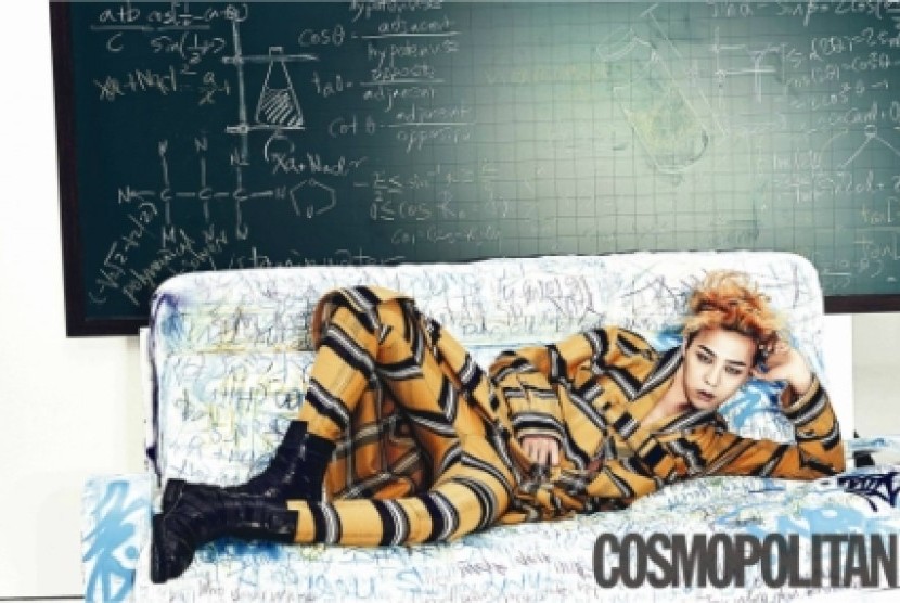 Cover terbaru G Dragon untuk Cosmopolitan