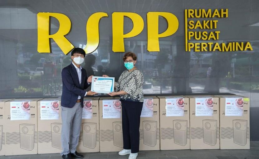 Coway Indonesia Donasikan Produk Air Purifier ke RSPP 