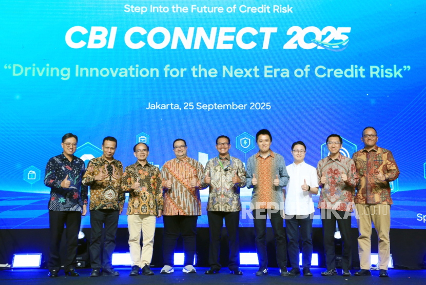 Credit Bureau Indonesia (CBI) menggelar CBI Connect 2025, sebuah forum di Ritz Carlton Jakarta yang mempertemukan regulator, perbankan, multifinance, fintech, pelaku UMKM, serta asosiasi industri, Jumat (3/10/2025). 