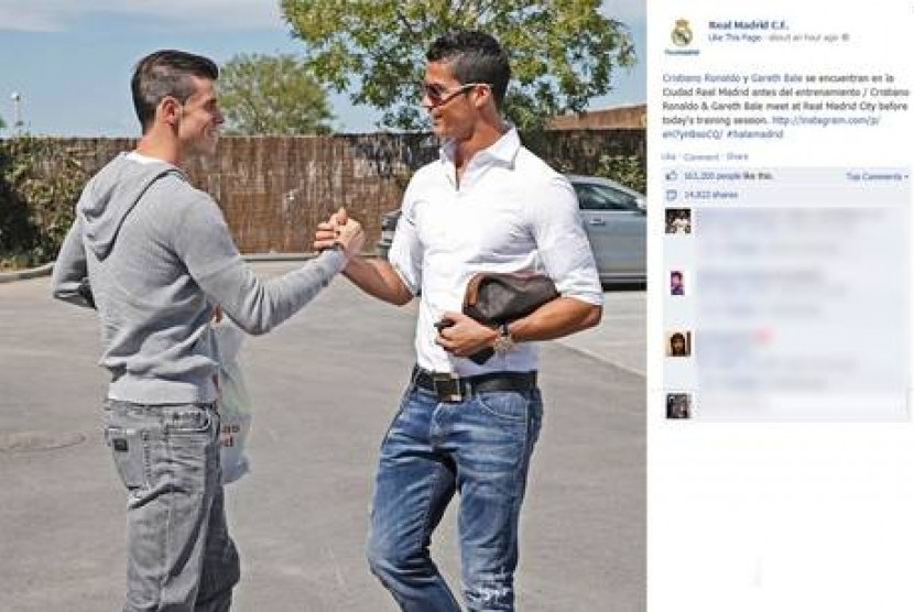 Cristiano Ronaldo dan Gareth Bale