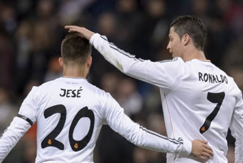 Cristiano Ronaldo dan Jese Rodriguez.
