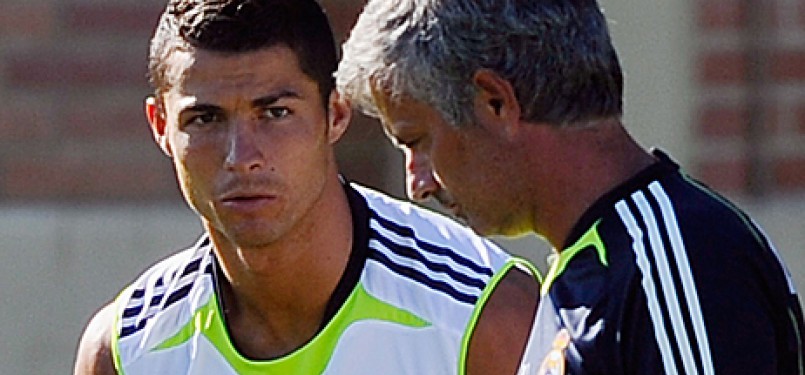 Cristiano Ronaldo dan Jose Mourinho