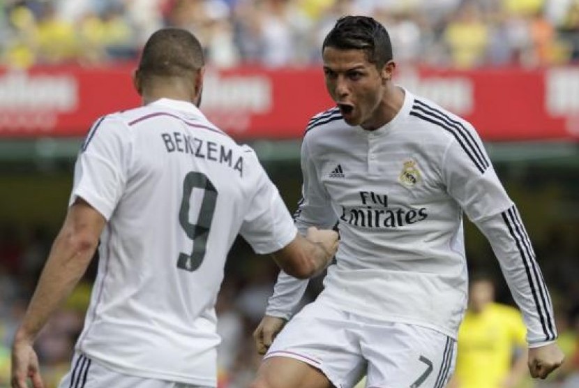 Cristiano Ronaldo dan Karim Benzema.
