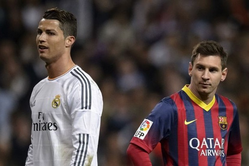 Cristiano Ronaldo dan Lionel Messi.