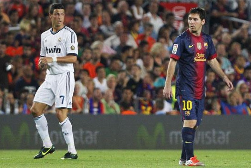 Cristiano Ronaldo dan Lionel Messi.