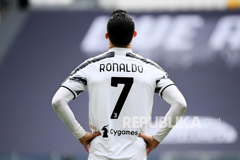 Cristiano Ronaldo saat masih membela klub Italia, Juventus.