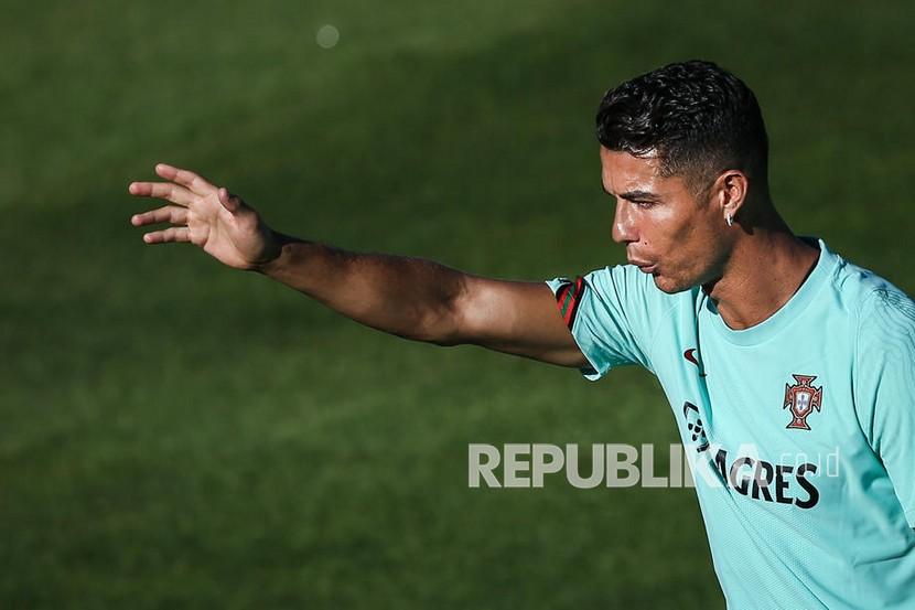 Pemain Portugal Cristiano Ronaldo
