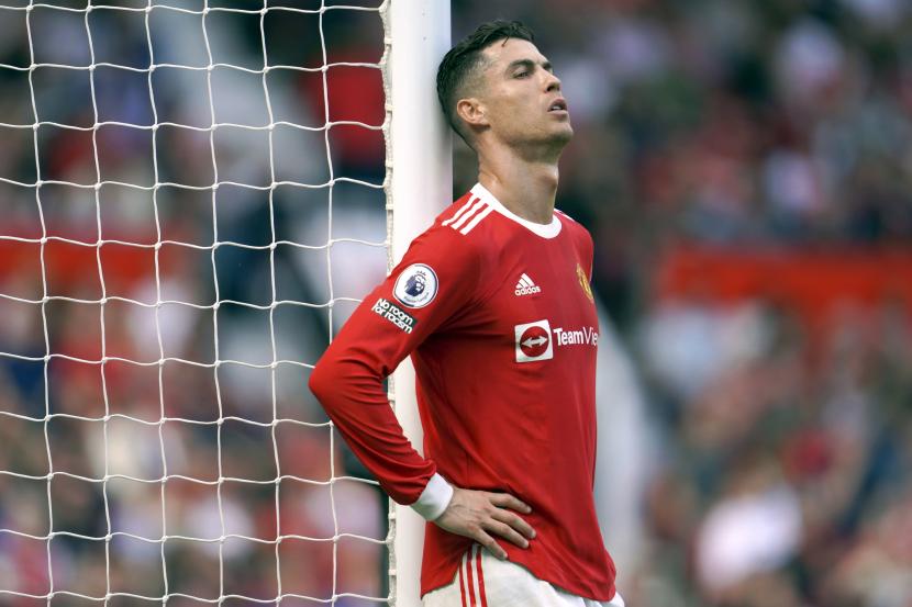 Bintang Manchester United, Cristiano Ronaldo. Masa depan Ronaldo di Man United masih menjadi topik hangat untuk diperbincangkan.