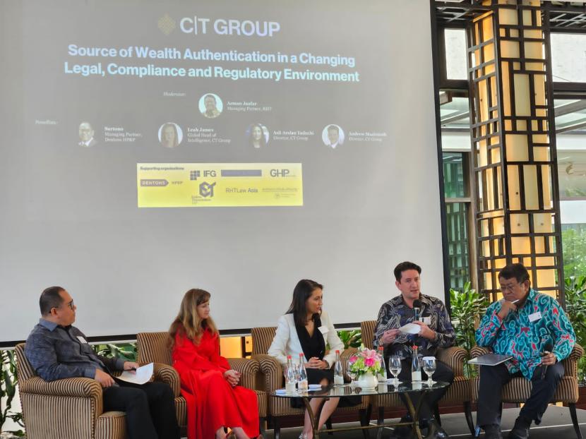 Peluncuran layanan Otentikasi Sumber Kekayaan diadakan di Jakarta.