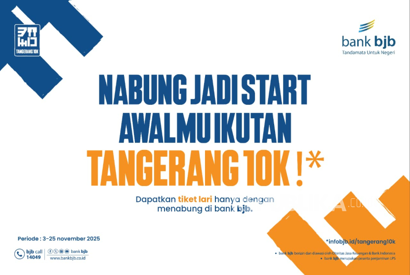 Jangan Ketinggalan! Menabung di bank bjb Bisa Bikin Kamu Ikut Tangerang 10K