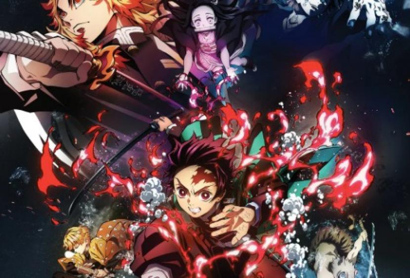 Cuplikan adegan anime Demon Slayer: Kimetsu no Yaiba the Movie: Mugen Train, jadi salah satu anime terfavorit pekan ini.