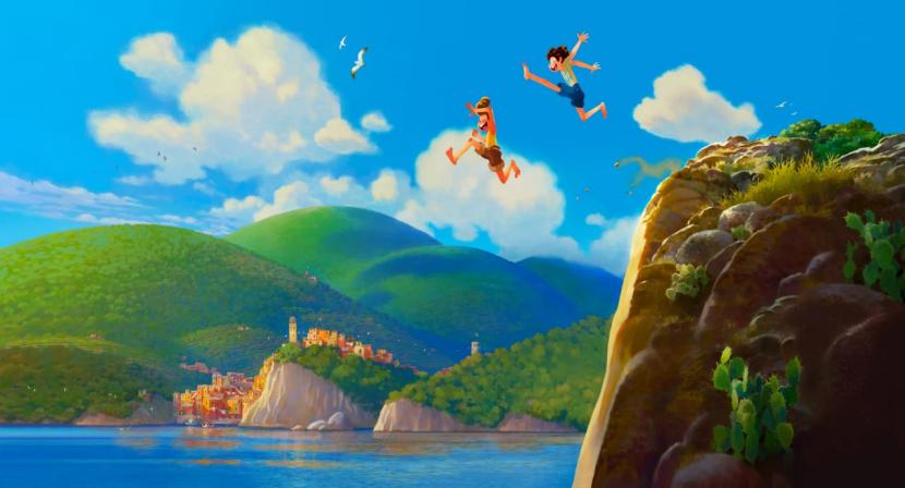 Cuplikan adegan film terbaru Disney dan Pixar, //Luca//, yang direncanakan rilis di bioskop pada 2021.