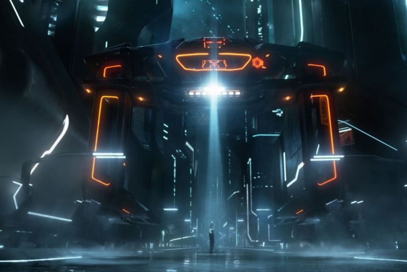 Cuplikan dalam Film Tron: Legacy (2010).