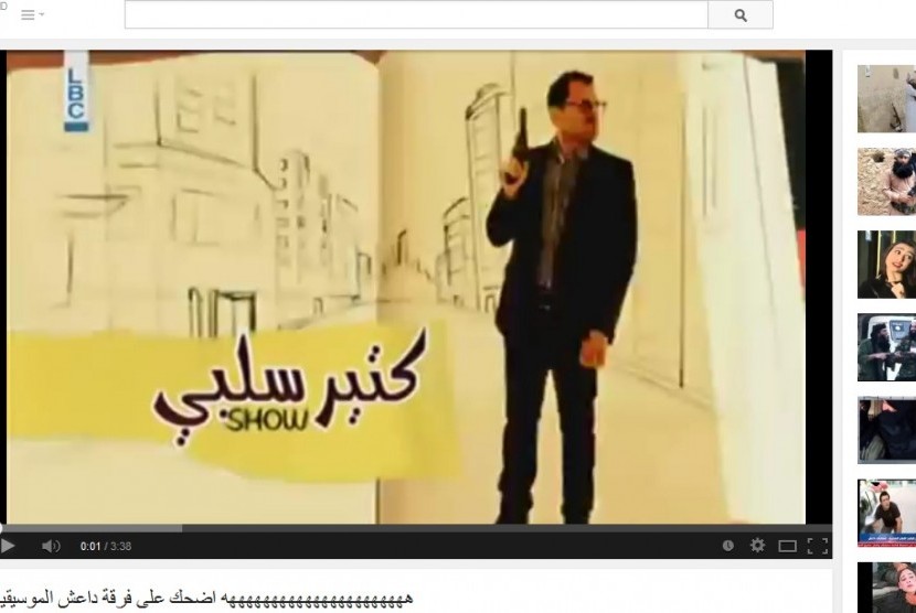 Cuplikan komedi dan parodi satir jihad di Youtube