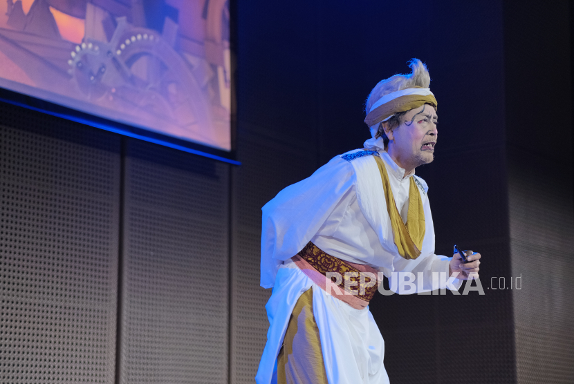 Cuplikan lakon Mencari Semar oleh Teater Koma. Lakon ini akan dipentaskan di Ciputra Artpreneur, Jakarta, pada 13 hingga 17 Agustus 2025.