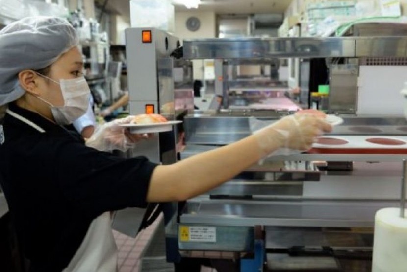 Cutting edge technology, penyajian baru sushi di Jepang