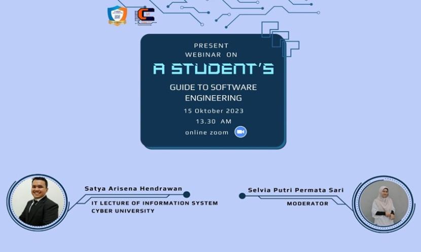 Cyber University akan menggelar webinar bertajuk 'A Students Guide to Software Engineering'.