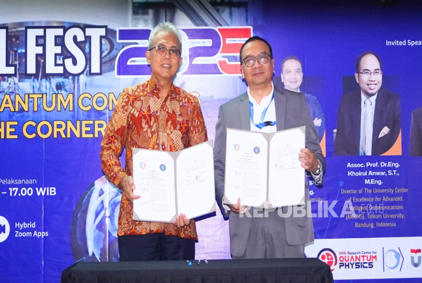 Cyber University dan Badan Siber dan Sandi Negara (BSSN) melakukan penandatanganan Nota Kesepahaman (MoU) bekerja sama dalam bidang pendidikan, riset, pelatihan, serta pengembangan keamanan siber di era quantum.