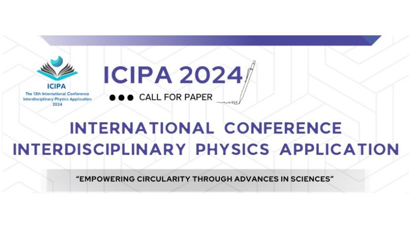 Cyber University dengan bangga mengumumkan penyelenggaraan International Conference Interdisciplinary Physics Application (ICIPA) 2024.