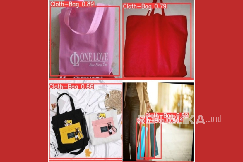 Cyber University mengembangkan sistem deteksi kantong kain (cloth bag) menggunakan teknologi pengenalan objek berbasis computer vision. 
